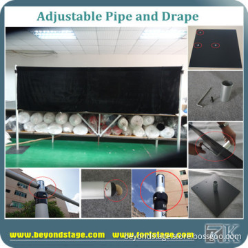 Extension Pipe Stand Wall Ceiling Drapes with High Quality Decoration Backdrops